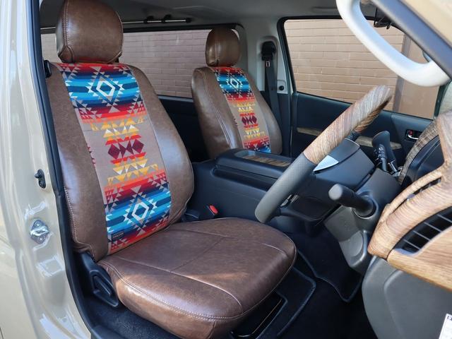 ハイエースバン ロングスーパーＧＬ　ＦＤ－ｃｌａｓｓｉｃ丸目フェイスｖｅｒ３　ＢＲＵＴ：ＢＲ４４ホワイト　ＴＯＹＯオープンカントリーＡＴ３　ｆｌｅｘｄｒｅａｍ：ベッドキットＦＤ０４－Ｎ　ＦＤ－ｃａｍｐ：ペンドルトンシートカバー（9枚目）