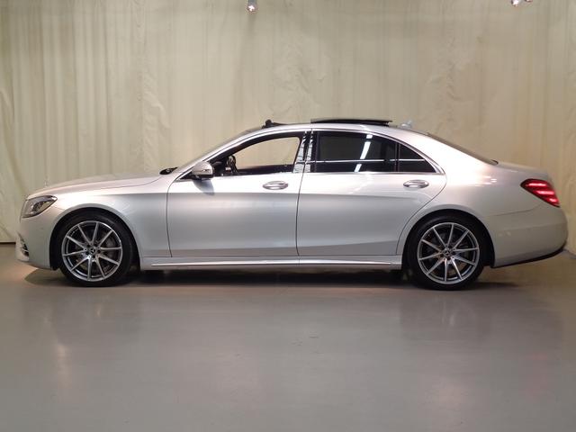 Sクラス S560 ロング ショーファーパッケージ AMGラインプラスパッケージ Bluetooth接続 ETC LEDヘッドライト TV アイドリングストップ オットマン クルーズコントロール コネクテッド機能 サイドカメラ(3枚目)