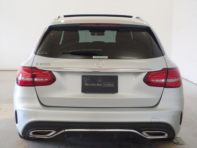 Ｃクラスステーションワゴン Ｃ２００　ステーションワゴン　ローレウスエディション　レザーエクスクルーシブパッケージ　レーダーセーフティパッケージ　スポーツプラスパッケージ　Ｂｌｕｅｔｏｏｔｈ接続　ＥＴＣ　ＬＥＤヘッドライト　ＴＶ　アイドリングストップ　クルーズコントロール（3枚目）