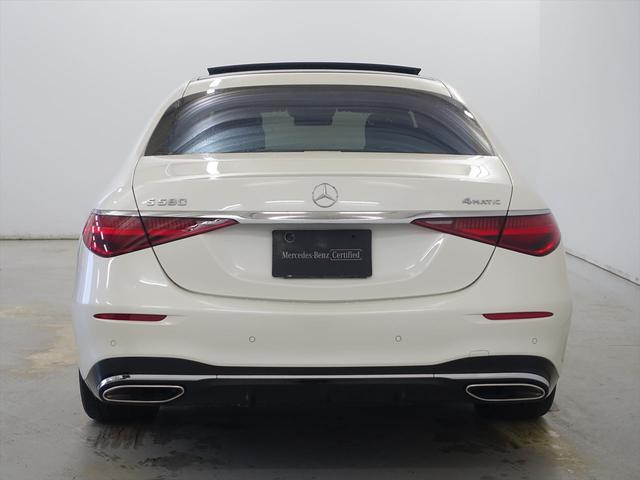 Ｓクラス Ｓ５８０　４ＭＡＴＩＣ　ＡＭＧライン　リアコンフォートパッケージ　Ｂｌｕｅｔｏｏｔｈ接続　ＥＴＣ　ＬＥＤヘッドライト　ＴＶ　アイドリングストップ　クルーズコントロール　コネクテッド機能　サイドカメラ　サンルーフ・ガラスルーフ（3枚目）