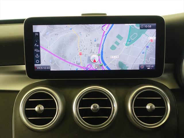 Cクラス C200 ローレウスエディション スポーツプラスパッケージ Bluetooth接続 ETC LEDヘッドライト TV アイドリングストップ クルーズコントロール コネクテッド機能 シートヒーター トランクスルー ナビ バックモニター(10枚目)