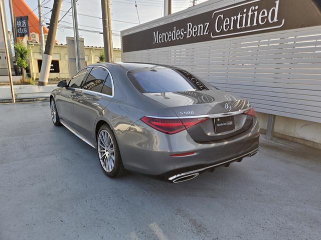 Ｓクラス Ｓ５００　４ＭＡＴＩＣ　ロング　ＡＭＧラインパッケージ　ドライバーズパッケージ　Ｂｌｕｅｔｏｏｔｈ接続　ＥＴＣ　ＬＥＤヘッドライト　ＴＶ　アイドリングストップ　クルーズコントロール　コネクテッド機能　サイドカメラ（3枚目）