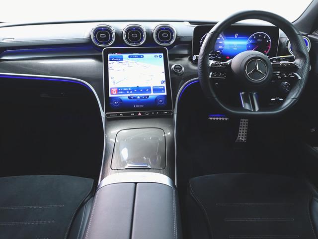 Cクラス C180 アバンギャルド ベーシックパッケージ AMGライン Bluetooth接続 ETC LEDヘッドライト TV アイドリングストップ クルーズコントロール コネクテッド機能 サイドカメラ サンルーフ・ガラスルーフ(12枚目)