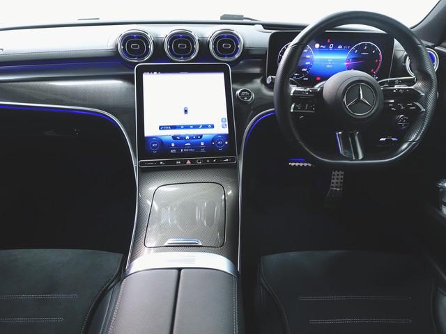 Cクラス C220 d アバンギャルド リアアクスルステアリング AMGライン ベーシックパッケージ Bluetooth接続 ETC LEDヘッドライト TV アイドリングストップ クルーズコントロール コネクテッド機能 サイドカメラ シートヒーター トランクスルー(12枚目)