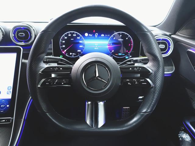 Cクラス C220 d アバンギャルド リアアクスルステアリング AMGライン ベーシックパッケージ Bluetooth接続 ETC LEDヘッドライト TV アイドリングストップ クルーズコントロール コネクテッド機能 サイドカメラ シートヒーター トランクスルー(13枚目)