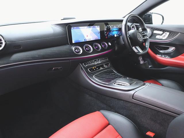 Ｅクラス Ｅ４５０　４マチック　クーペ　スポーツ　エクスクルーシブパッケージ　Ｂｌｕｅｔｏｏｔｈ接続　ＥＴＣ　ＬＥＤヘッドライト　ＴＶ　アイドリングストップ　クルーズコントロール　コネクテッド機能　サイドカメラ　サンルーフ・ガラスルーフ（11枚目）
