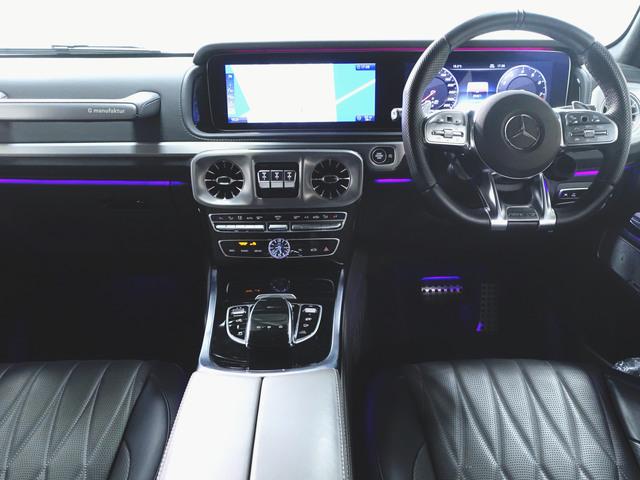 Ｇクラス Ｇ６３　Ｇマニュファクチャプログラム　Ｇマニファクチャーインテリアプラスパッケージ　ＡＭＧナイトパッケージ　Ｂｌｕｅｔｏｏｔｈ接続　ＥＴＣ　ＬＥＤヘッドライト　ＴＶ　アイドリングストップ　クルーズコントロール　コネクテッド機能（12枚目）