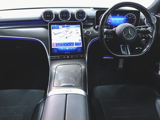 Cクラス C200 4マチック アバンギャルド リアアクスルステアリング AMGライン ベーシックパッケージ Bluetooth接続 ETC LEDヘッドライト TV アイドリングストップ クルーズコントロール コネクテッド機能 サイドカメラ(12枚目)