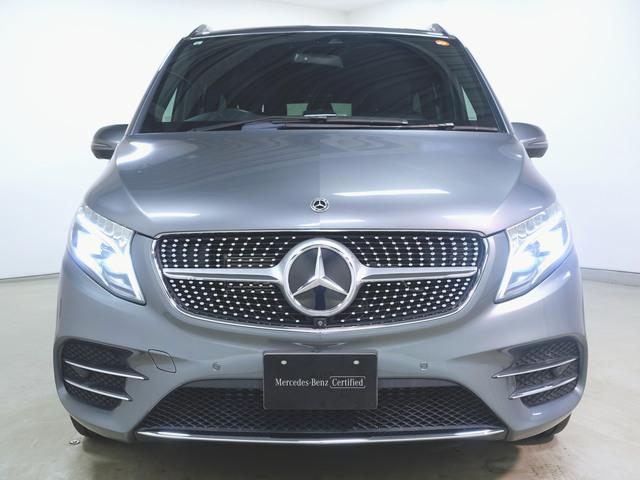 Vクラス V220 d アバンギャルド ロング AMGライン 3列シート Bluetooth接続 ETC LEDヘッドライト TV アイドリングストップ ウオークスルー クルーズコントロール サイドカメラ サンルーフ・ガラスルーフ シートヒーター スライドドア(2枚目)