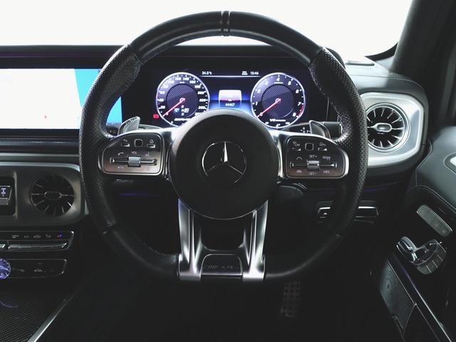 Gクラス G63 AMGレザーエクスクルーシブパッケージ AMGカーボンファイバーインテリアトリム Bluetooth接続 ETC LEDヘッドライト TV アイドリングストップ クルーズコントロール コネクテッド機能 サイドカメラ サンルーフ・ガラスルーフ(13枚目)