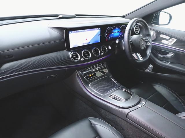 Ｅクラス Ｅ２２０　ｄ　スポーツ　ＡＭＧラインインテリアパッケージ　エクスクルーシブパッケージ　Ｂｌｕｅｔｏｏｔｈ接続　ＥＴＣ　ＬＥＤヘッドライト　ＴＶ　アイドリングストップ　クルーズコントロール　コネクテッド機能　サイドカメラ（11枚目）