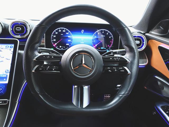 Cクラス C200 アバンギャルド AMGライン レザーエクスクルーシブパッケージ Bluetooth接続 ETC LEDヘッドライト TV アイドリングストップ クルーズコントロール コネクテッド機能 サイドカメラ サンルーフ・ガラスルーフ(13枚目)
