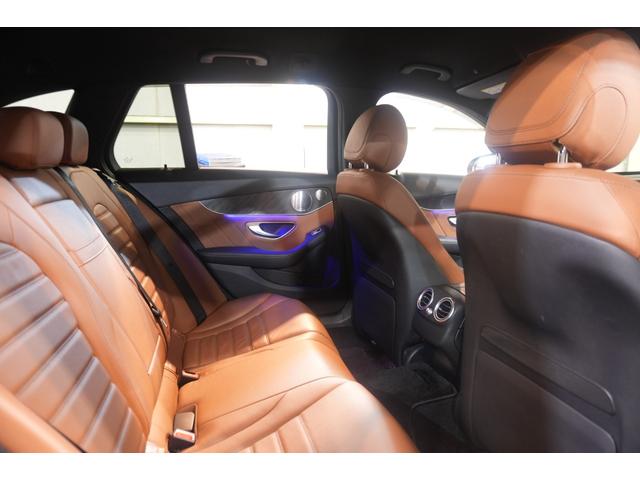 Ｃクラスステーションワゴン Ｃ２００　４マチックステーションワゴンローレウスＥＤ　スポーツ＋＆レザーエクスクルーシブＰＫＧ　後期　茶革　ヒーター＆クーラー　純正ナビ　フルセグＴＶ　ＣａｒＰｌａｙ　ＨＵＤ　Ｂｕｒｍｅｓｔｅｒ　マルチビームＬＥＤ　ＡＭＧエアロ＆１８インチＡＷ　２年保証（34枚目）