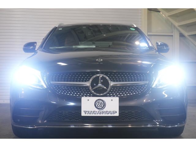 Ｃクラスステーションワゴン Ｃ２００　４マチックステーションワゴンローレウスＥＤ　スポーツ＋＆レザーエクスクルーシブＰＫＧ　後期　茶革　ヒーター＆クーラー　純正ナビ　フルセグＴＶ　ＣａｒＰｌａｙ　ＨＵＤ　Ｂｕｒｍｅｓｔｅｒ　マルチビームＬＥＤ　ＡＭＧエアロ＆１８インチＡＷ　２年保証（45枚目）