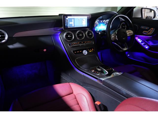 Ｃクラス Ｃ１８０カブリオレスポーツ　レザーエクスクルーシブＰＫＧ　後期　赤幌　赤革　シートヒーター　エアスカーフ　フルセグＴＶ　ＨＵＤ　バックカメラ　ＣａｒＰｌａｙ　Ｍｅコネクト　ＬＥＤライト　ＡＭＧエアロ＆１９インチＡＷ　２年保証（32枚目）