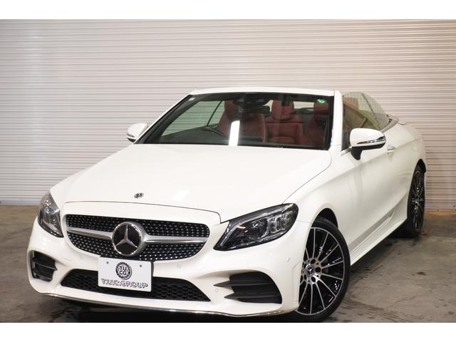 Ｃクラス Ｃ１８０カブリオレスポーツ　レザーエクスクルーシブＰＫＧ　後期　赤幌　赤革　シートヒーター　エアスカーフ　フルセグＴＶ　ＨＵＤ　バックカメラ　ＣａｒＰｌａｙ　Ｍｅコネクト　ＬＥＤライト　ＡＭＧエアロ＆１９インチＡＷ　２年保証（33枚目）