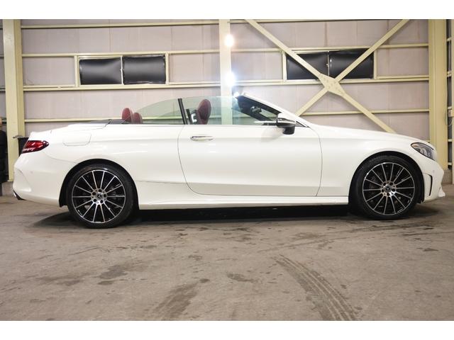 Ｃクラス Ｃ１８０カブリオレスポーツ　レザーエクスクルーシブＰＫＧ　後期　赤幌　赤革　シートヒーター　エアスカーフ　フルセグＴＶ　ＨＵＤ　バックカメラ　ＣａｒＰｌａｙ　Ｍｅコネクト　ＬＥＤライト　ＡＭＧエアロ＆１９インチＡＷ　２年保証（36枚目）