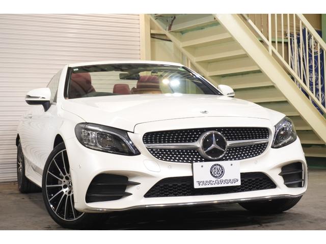 Ｃクラス Ｃ１８０カブリオレスポーツ　レザーエクスクルーシブＰＫＧ　後期　赤幌　赤革　シートヒーター　エアスカーフ　フルセグＴＶ　ＨＵＤ　バックカメラ　ＣａｒＰｌａｙ　Ｍｅコネクト　ＬＥＤライト　ＡＭＧエアロ＆１９インチＡＷ　２年保証（59枚目）