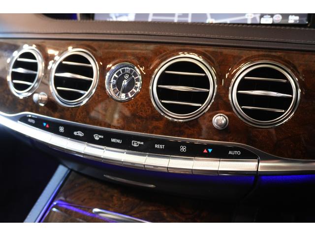 Ｓクラス Ｓ５５０ロング　黒革　ヒーター＆クーラー　パノラマＳＲ　純正ナビ　フルセグＴＶ　３６０カメラ　Ｂｕｒｍｅｓｔｅｒ　エアサス　ＬＥＤヘッドライト　ＡＭＧエアロ＆２０インチＡＷ　２年保証（21枚目）