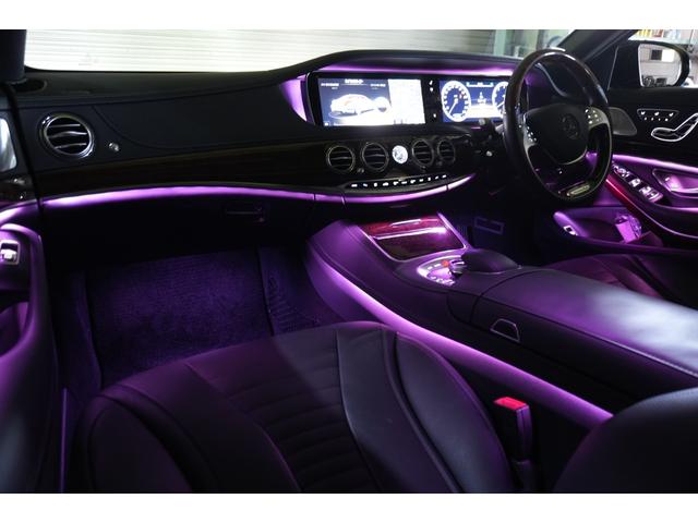 Ｓクラス Ｓ５５０ロング　黒革　ヒーター＆クーラー　パノラマＳＲ　純正ナビ　フルセグＴＶ　３６０カメラ　Ｂｕｒｍｅｓｔｅｒ　エアサス　ＬＥＤヘッドライト　ＡＭＧエアロ＆２０インチＡＷ　２年保証（30枚目）