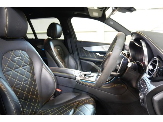 GLC GLC63 S 4マチック+ エディション1 限定15台 専用黒革 サンルーフ ヒーター&ベンチレーター 純正ナビ フルセグTV Burmester 360カメラ HUD LEDヘッドライト パフォーマンスエグゾースト 専用エアロ&21インチAW(6枚目)