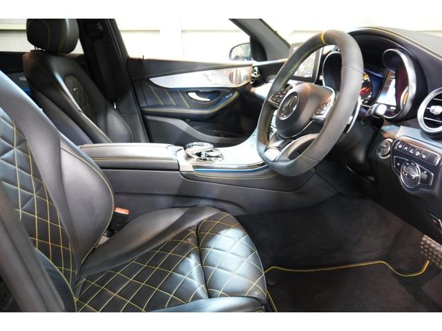 GLC GLC63 S 4マチック+ エディション1 限定15台 専用黒革 サンルーフ ヒーター&ベンチレーター 純正ナビ フルセグTV Burmester 360カメラ HUD LEDヘッドライト パフォーマンスエグゾースト 専用エアロ&21インチAW(40枚目)