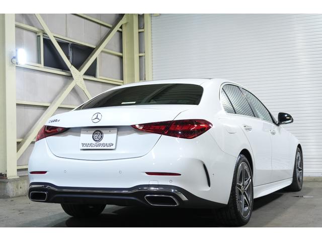 Cクラス C220dアバンギャルド AMGラインパッケージ レザーEXCP 後期 黒革 SR HUD 2年保証 ヒーター&クーラー 純正ナビ フルセグTV360カメラ デジタルライト 自動リアゲート ACC BSM LCW AMGエアロ&18インチAW(4枚目)