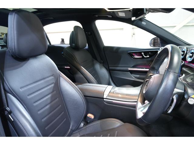 Cクラス C220dアバンギャルド AMGラインパッケージ レザーEXCP 後期 黒革 SR HUD 2年保証 ヒーター&クーラー 純正ナビ フルセグTV360カメラ デジタルライト 自動リアゲート ACC BSM LCW AMGエアロ&18インチAW(6枚目)