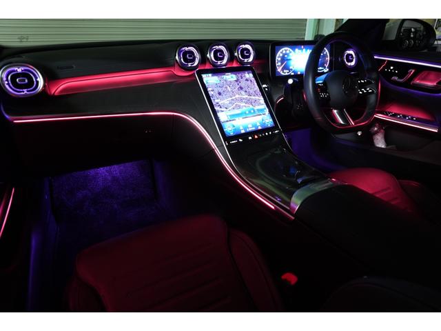 Cクラス C220dアバンギャルド AMGラインパッケージ レザーEXCP 後期 黒革 SR HUD 2年保証 ヒーター&クーラー 純正ナビ フルセグTV360カメラ デジタルライト 自動リアゲート ACC BSM LCW AMGエアロ&18インチAW(29枚目)