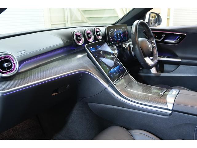 Cクラス C220dアバンギャルド AMGラインパッケージ レザーEXCP 後期 黒革 SR HUD 2年保証 ヒーター&クーラー 純正ナビ フルセグTV360カメラ デジタルライト 自動リアゲート ACC BSM LCW AMGエアロ&18インチAW(40枚目)