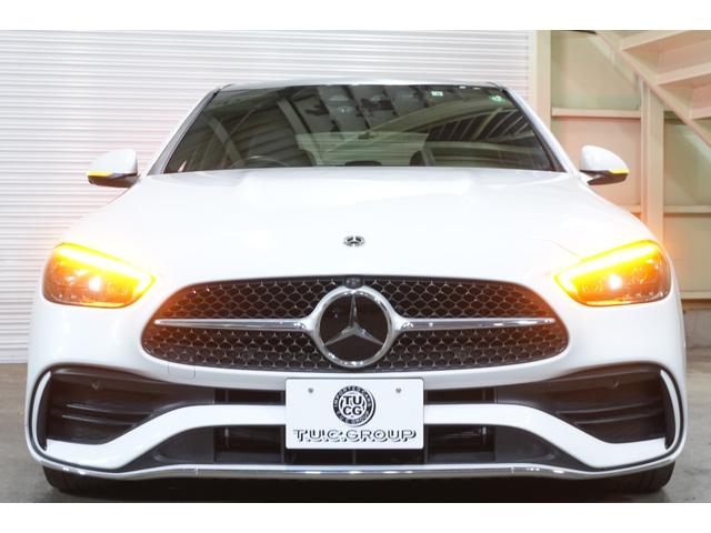 Cクラス C220dアバンギャルド AMGラインパッケージ レザーEXCP 後期 黒革 SR HUD 2年保証 ヒーター&クーラー 純正ナビ フルセグTV360カメラ デジタルライト 自動リアゲート ACC BSM LCW AMGエアロ&18インチAW(45枚目)