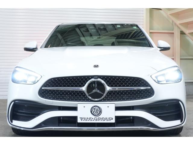 Cクラス C220dアバンギャルド AMGラインパッケージ レザーEXCP 後期 黒革 SR HUD 2年保証 ヒーター&クーラー 純正ナビ フルセグTV360カメラ デジタルライト 自動リアゲート ACC BSM LCW AMGエアロ&18インチAW(46枚目)