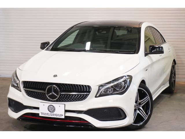 CLAクラス CLA250シュポルト 4マチック AMGレザーエクスクルーシブPKG 後期モデル 黒革 シートヒーター パノラマSR 純正ナビ フルセグTV ハーマンカードン LEDヘッド Bカメラ AMGエアロ&18インチAW 2年保証(30枚目)