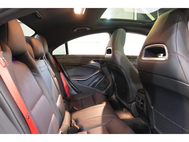 CLAクラス CLA250シュポルト 4マチック AMGレザーエクスクルーシブPKG 後期モデル 黒革 シートヒーター パノラマSR 純正ナビ フルセグTV ハーマンカードン LEDヘッド Bカメラ AMGエアロ&18インチAW 2年保証(34枚目)