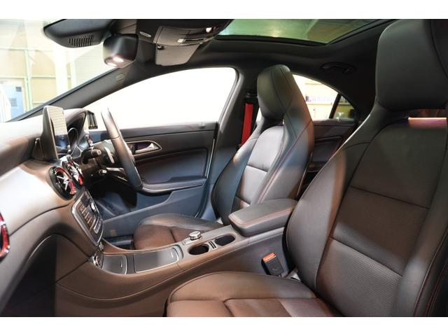 CLAクラス CLA250シュポルト 4マチック AMGレザーエクスクルーシブPKG 後期モデル 黒革 シートヒーター パノラマSR 純正ナビ フルセグTV ハーマンカードン LEDヘッド Bカメラ AMGエアロ&18インチAW 2年保証(40枚目)