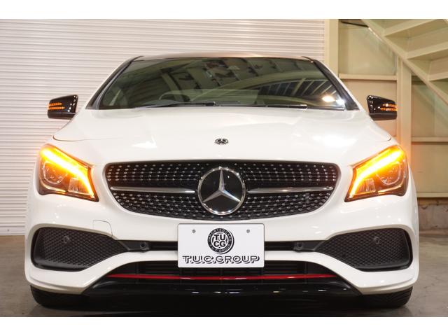 CLAクラス CLA250シュポルト 4マチック AMGレザーエクスクルーシブPKG 後期モデル 黒革 シートヒーター パノラマSR 純正ナビ フルセグTV ハーマンカードン LEDヘッド Bカメラ AMGエアロ&18インチAW 2年保証(44枚目)