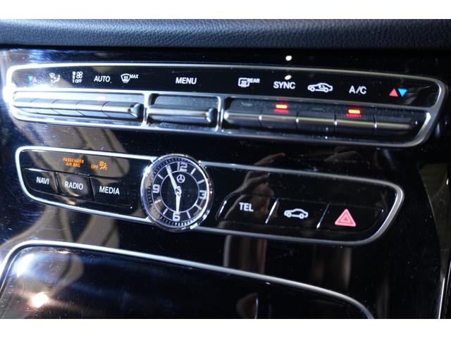 Eクラスステーションワゴン E250 ステションワゴンアバンGスポツ(本革仕様) 黒革 シートヒーター 純正ナビ フルセグTV CarPlay HUD 360カメラ Burmester マルチビームLED 自動Rゲート ハンズフリーA AMGエアロ&19インチ 2年保証(21枚目)