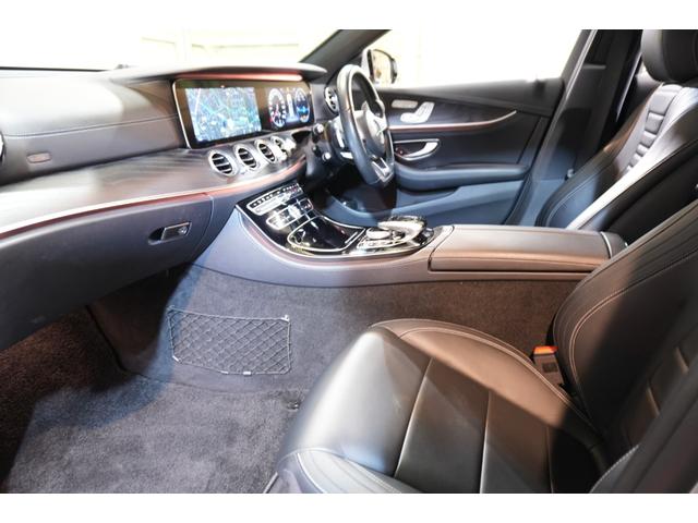 Eクラスステーションワゴン E250 ステションワゴンアバンGスポツ(本革仕様) 黒革 シートヒーター 純正ナビ フルセグTV CarPlay HUD 360カメラ Burmester マルチビームLED 自動Rゲート ハンズフリーA AMGエアロ&19インチ 2年保証(40枚目)