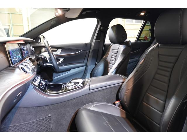 Eクラスステーションワゴン E250 ステションワゴンアバンGスポツ(本革仕様) 黒革 シートヒーター 純正ナビ フルセグTV CarPlay HUD 360カメラ Burmester マルチビームLED 自動Rゲート ハンズフリーA AMGエアロ&19インチ 2年保証(41枚目)