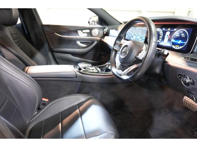 Eクラスステーションワゴン E250 ステションワゴンアバンGスポツ(本革仕様) 黒革 シートヒーター 純正ナビ フルセグTV CarPlay HUD 360カメラ Burmester マルチビームLED 自動Rゲート ハンズフリーA AMGエアロ&19インチ 2年保証(42枚目)