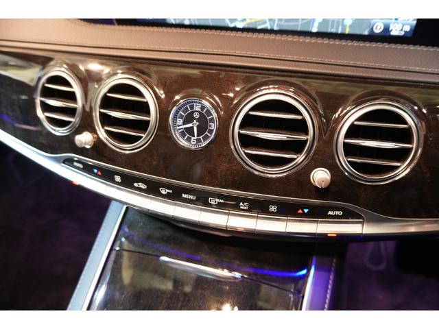 Sクラス S560ロング AMGライン プラス レザーEXCPKG 後期 黒革 ヒーター&クーラー リラクゼーション機能 SR 純正ナビ フルセグTV CarPlay Burmester HUD AMGエアロ&20AW 2年保証(23枚目)