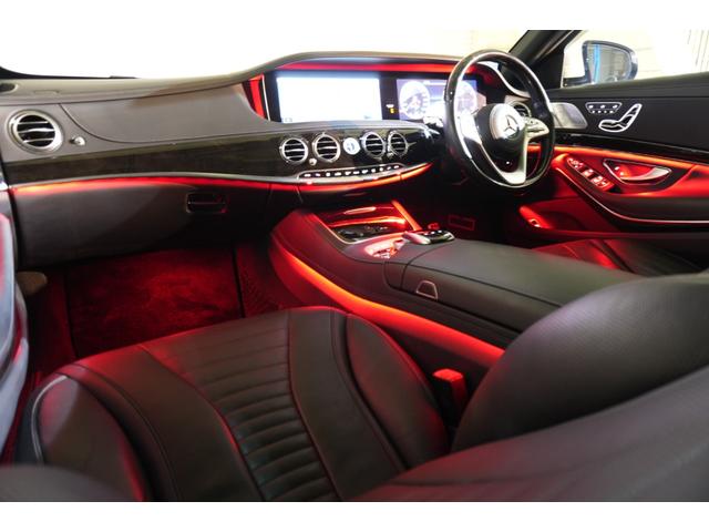 Sクラス S560ロング AMGライン プラス レザーEXCPKG 後期 黒革 ヒーター&クーラー リラクゼーション機能 SR 純正ナビ フルセグTV CarPlay Burmester HUD AMGエアロ&20AW 2年保証(30枚目)