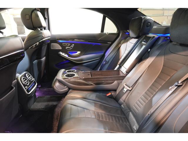 Sクラス S560ロング AMGライン プラス レザーEXCPKG 後期 黒革 ヒーター&クーラー リラクゼーション機能 SR 純正ナビ フルセグTV CarPlay Burmester HUD AMGエアロ&20AW 2年保証(41枚目)