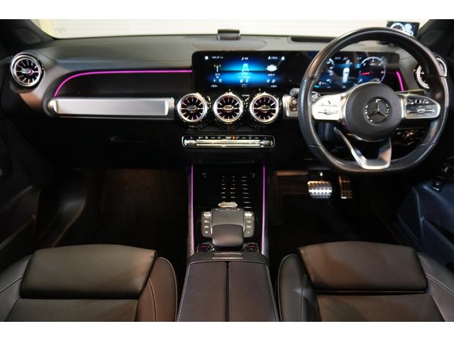 ＧＬＢ ＧＬＢ２００ｄ　４マチック　ＡＭＧライン　レザーＥＸＣ　アドバンスドＰ　レーダーセーフティＰ　黒革　パノラマＳＲ　純正ナビ　３６０カメ　ヘッドアップＤ　自動テールゲート　フットオープナー　アンビエントライト　アドバンスドスピーカー　２年保証（4枚目）