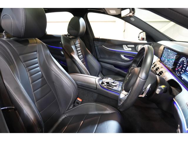 Ｅクラス Ｅ２２０ｄ　アバンギャルド　スポーツ　レザーＥＸＣ　黒革　パノラマＳＲ　ナビＴＶ　３６０カメ　ブルメスター　自動テールゲート　フットオープナー　エアバランスＰ　ＡＭＧエアロ＆１９ＡＷ　２年保証（6枚目）