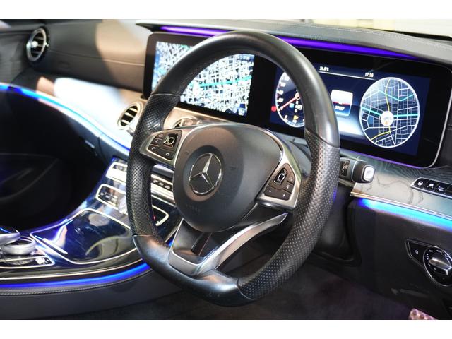 Ｅクラス Ｅ２２０ｄ　アバンギャルド　スポーツ　レザーＥＸＣ　黒革　パノラマＳＲ　ナビＴＶ　３６０カメ　ブルメスター　自動テールゲート　フットオープナー　エアバランスＰ　ＡＭＧエアロ＆１９ＡＷ　２年保証（11枚目）