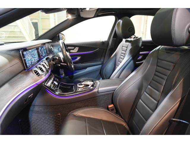 Ｅクラス Ｅ２２０ｄ　アバンギャルド　スポーツ　レザーＥＸＣ　黒革　パノラマＳＲ　ナビＴＶ　３６０カメ　ブルメスター　自動テールゲート　フットオープナー　エアバランスＰ　ＡＭＧエアロ＆１９ＡＷ　２年保証（40枚目）