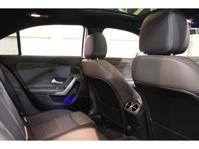 Aクラスセダン A250 4マチックセダンAMGレザエクスクルシブP アドバンスド&ナビPKG 黒灰革 サンルーフ シートヒーター MBUXナビ フルセグTV HUD 360カメラ ワイヤレスチャージ アドバンスドサウンド AMGエアロ&18インチAW 2年保証(35枚目)