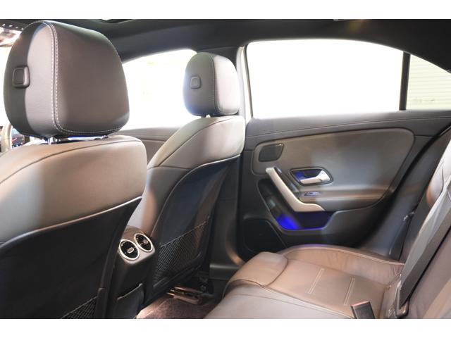 Aクラスセダン A250 4マチックセダンAMGレザエクスクルシブP アドバンスド&ナビPKG 黒灰革 サンルーフ シートヒーター MBUXナビ フルセグTV HUD 360カメラ ワイヤレスチャージ アドバンスドサウンド AMGエアロ&18インチAW 2年保証(37枚目)