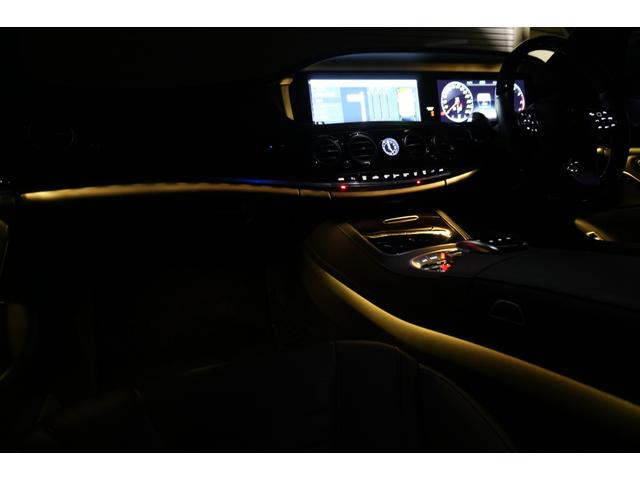 Ｓクラス Ｓ４５０ロング　ＡＭＧラインプラス　後期　黒革　パノラマＳＲ　ナビＴＶ　３６０カメ　ブルメスター　ヘッドアップＤ　ソフトドアクロージャー　自動トランク　フットオープナー　ＡＭＧエアロ＆２０インチＡＷ　２年保証（34枚目）